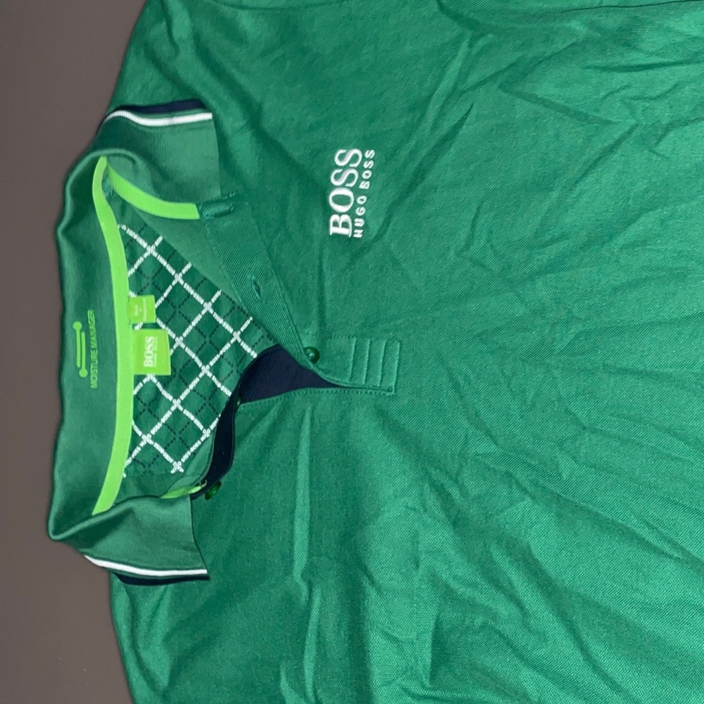 Hugo Boss Green Polo Size XL- Moisture Manager